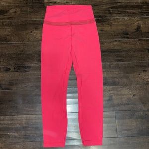 Pink lululemon leggings